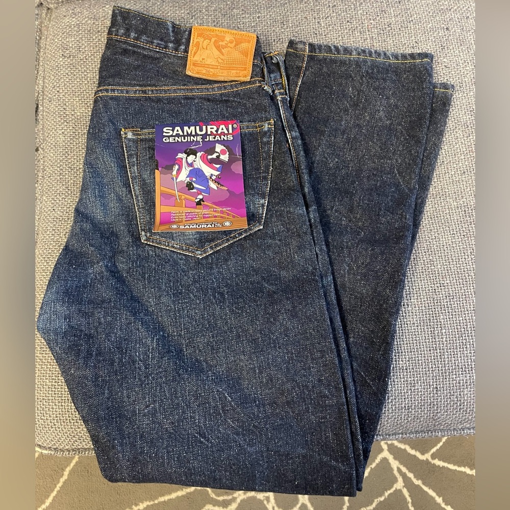 SAMURAI S0255XX 15OZ OTOKOGI DENIM JEAN - SLIM TAPERED